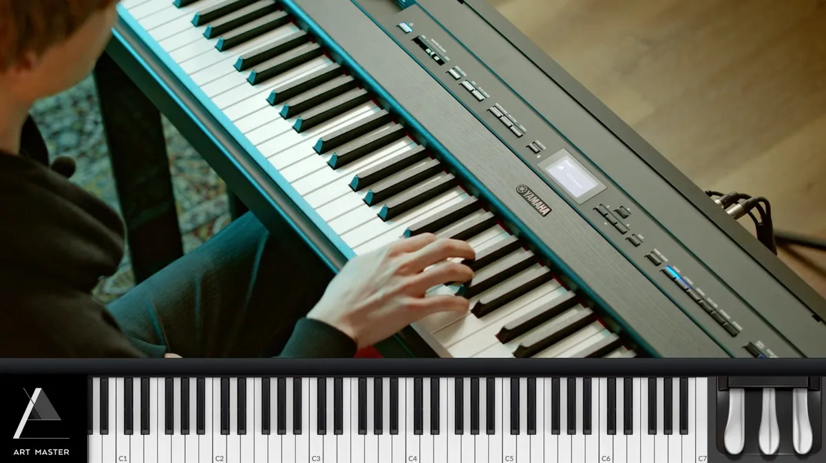 Ukázka z lekcí online kurzu Piano a klávesy od Adama Albrechta