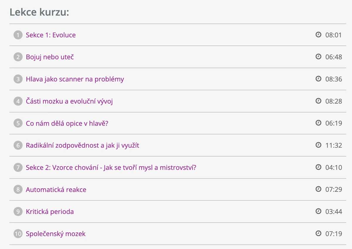 Lektoři kurzu Jak ovládat svůj mozek a mysl z podcastu Brain We Are