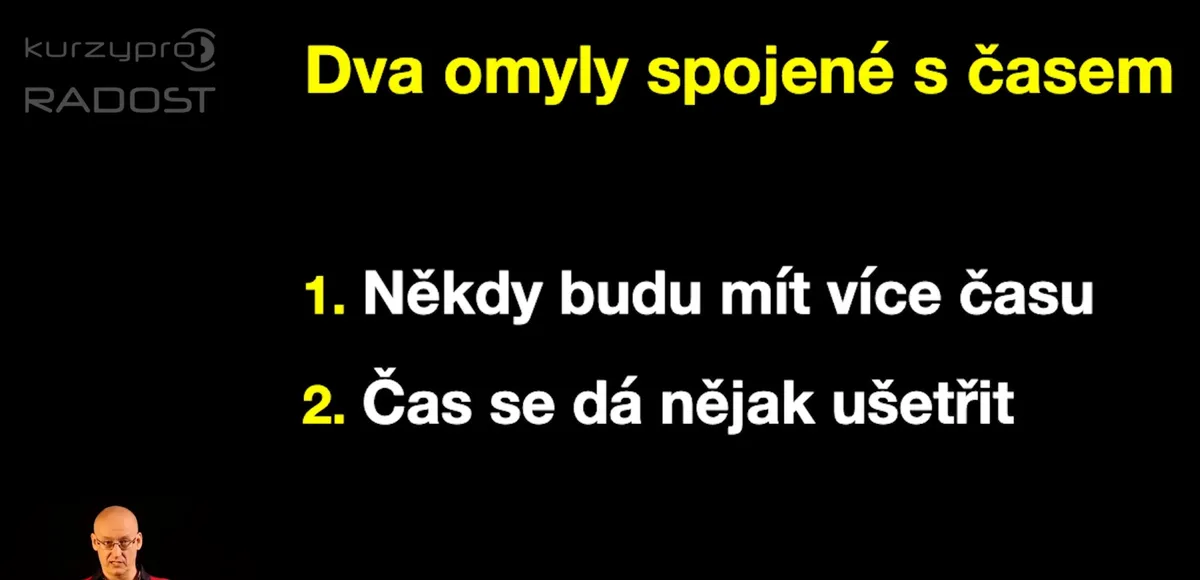 Ukázka z lekcí kurzu Kdo mi krade čas