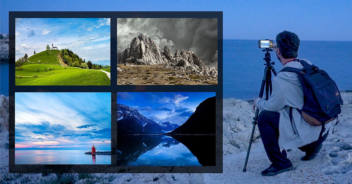 Krajinářská fotografie pořízená mobilem z online kurzu Jak fotit krajinu mobilem od Josefa Cvrčka