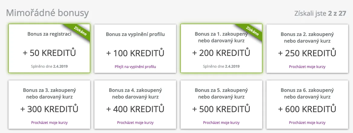 Nabídka kreativních online kurzů na platformě Kurzy pro radost