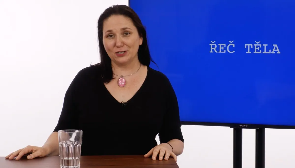 Ukázka z lekcí kurzu neverbální komunikace Petry Johansson