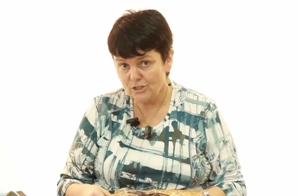 Ukázka barevného obrazu vytvořeného technikou enkaustiky v online kurzu